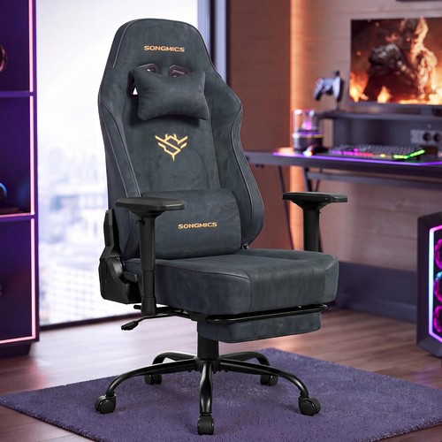 Gaming chair suede fabric - gaming, chair,