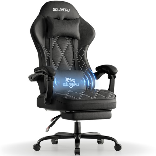Gaming chair with foot - chair, &