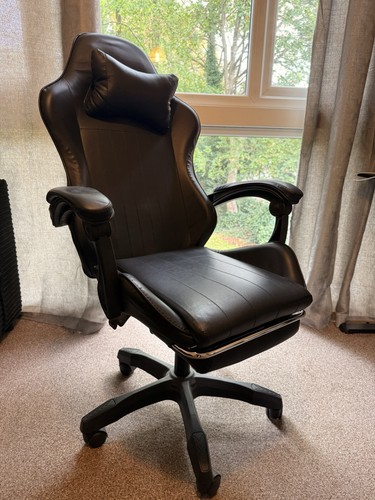 Black ergonomic gaming - ergonomic, /