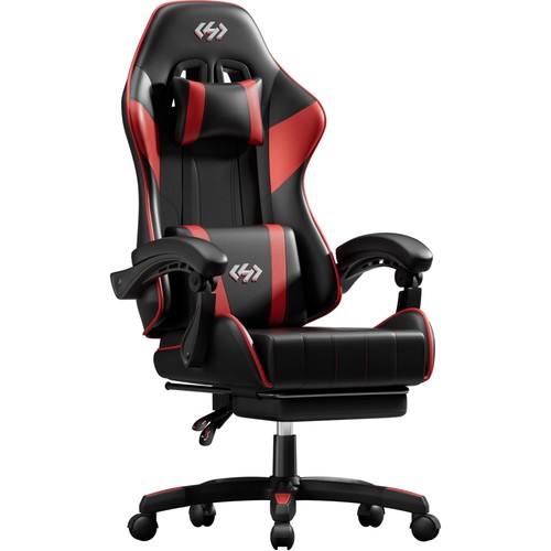 Gaming chair with - gaming, footrest