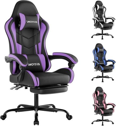 Gaming chair with - with, footrest