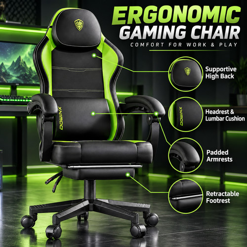 Dowinx green gaming - dowinx, chair