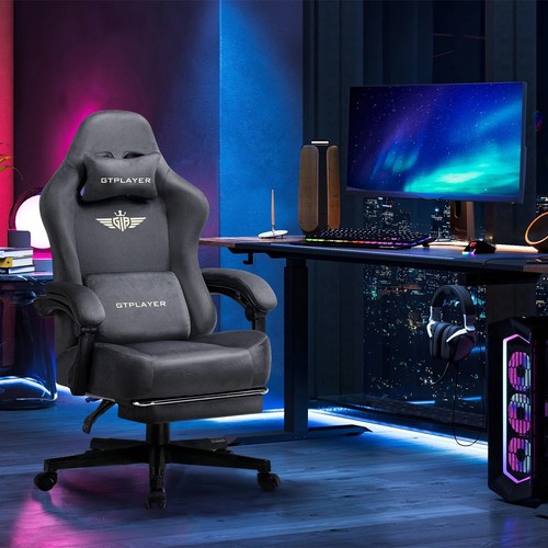 Fabric gaming chair - gaming, chair,