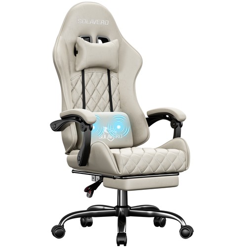 Gaming chair fwith footrest - chair,