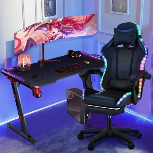 New reclining gaming chair - new,