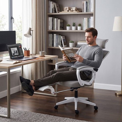 Ergonomic mesh desk chair - desk,