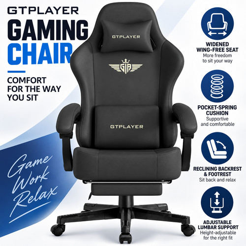 Gtplayer fabric gaming chair - gtplayer,